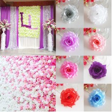New Artificial Rose Flower Head Wedding Party Floral Home Decor Wholesale .   312208751909